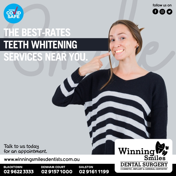 The best-rates teeth whitening services near you